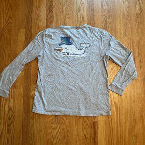 Long Sleeve by Vineyard Vines Men's Shirt- Snowperson
